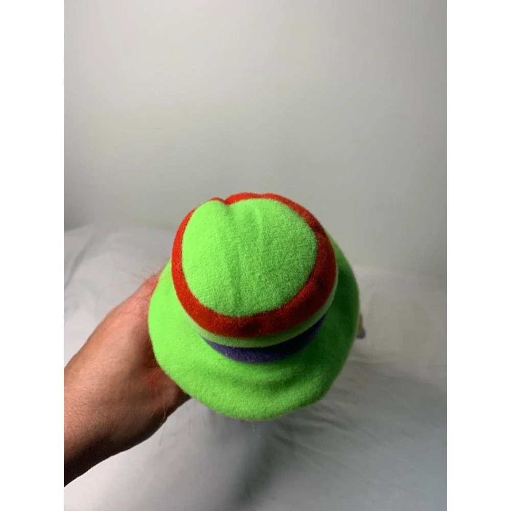 Vintage Porcelain Head Hands Feet Clown Blue Overall Pants Stuffed Body 13'' - Picture 8 of 9